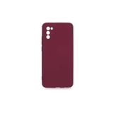 Gpack Samsung Galaxy A02S ile Uyumlu Kılıf, Mara Mat Soft, Kamera Korumalı, Mürdüm