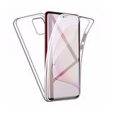 Gpack Samsung Galaxy A02S Kaff Kamera Koruma Arkası Şeffaf Silikon Yeşil Cep Telefonu Kılıfı