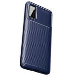 Gpack Samsung Galaxy A02S Negro Karbon Dizayn Silikon Lacivert Cep Telefonu Kılıfı