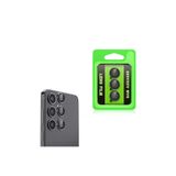 Gpack Samsung Galaxy A05S ile Uyumlu Kamera Lens Koruyucu, Metal, Siyah
