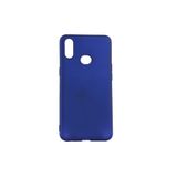Gpack Samsung Galaxy A10s ile Uyumlu Kılıf, Premier Silikon Esnek Koruma, Nano Glass, Lacivert