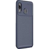 Gpack Samsung Galaxy A10s Negro Karbon Dizayn Lacivert Silikon Kılıf
