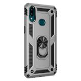 Gpack Samsung Galaxy A10S Vega Standlı Yüzüklü Mıknatıslı Nano Ekran Koruyucu Kalem Kırmızı Cep Telefonu Kılıf
