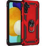 Gpack Samsung Galaxy A13 Vega Tank Standlı Yüzüklü Mıknatıslı Kırmızı Kılıf
