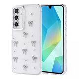 Gpack Samsung Galaxy A16 Uyumlu Kılıf Kenarlar Airbagli Simli Şeffaf Kutup Kapak
