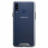 Gpack Samsung Galaxy A20s Gard Nitro Şeffaf Sert Nano Glass Şeffaf Silikon Cep Telefonu Kılıf