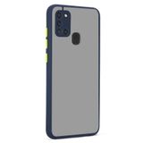 Gpack Samsung Galaxy A21s Hux Kamera Korumalı Silikon Lacivert Kılıf