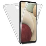 Gpack Samsung Galaxy A22 4G Voit Silikon Arkası Şeffaf Kenar Renkli Yeşil Cep Telefonu Kılıfı