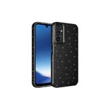 Gpack Samsung Galaxy A25 ile Uyumlu Kılıf, Koton Simli Silikon Arka Kapak, Kamera Korumalı, Siyah