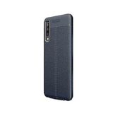 Gpack Samsung Galaxy A30s Niss Deri Görünümlü Kırmızı Silikon Kılıf