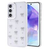 Gpack Samsung Galaxy A35 Uyumlu Kılıf Kenarlar Airbagli Simli Şeffaf Kutup Kapak