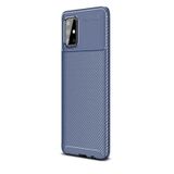 Gpack Samsung Galaxy A51 Negro Karbon Dizayn Nano Glass Kahverengi Silikon Cep Telefonu Kılıf