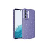 Gpack Samsung Galaxy A54 ile Uyumlu Koton Simli Silikon Kılıf, Kamera Korumalı, Mor