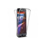 GPACK Samsung Galaxy A7 2017 ile uyumlu Kılıf Ön Arka Silikon Koruma, Şeffaf
