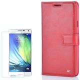 Gpack Samsung Galaxy A7 A710 Kartvizitli Kapaklı Kırmızı Kılıf