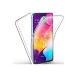 GPACK Samsung Galaxy A71 ile uyumlu Kılıf Ön Arka Silikon Koruma, Şeffaf