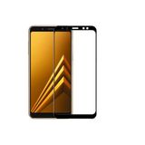 Gpack Samsung Galaxy A8 Plus 2018 ile Uyumlu Full Kapatan Fiber Nano Ekran Koruyucu, Siyah