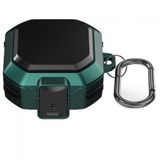 GPACK Samsung Galaxy Buds 2 Pro uyumlu Kulaklık Kılıfı Tank Klipsli Çift Renk Koruma SF11 Koyu Yeşil