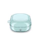GPACK Samsung Galaxy Buds 2 Pro uyumlu Kulaklık Kılıfı Transparan Kancalı Silikon SF14 Mavi