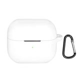 GPACK Samsung Galaxy Buds 3 Pro uyumlu Kulaklık Kılıfı Mat Kancalı Silikon SF13 Beyaz