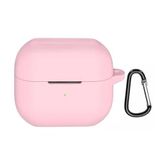 GPACK Samsung Galaxy Buds 3 uyumlu Kulaklık Kılıfı Mat Kancalı Silikon SF13 Pembe