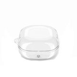 GPACK Samsung Galaxy Buds Live uyumlu Kulaklık Kılıfı Transparan Kancalı Silikon SF14 Renksiz