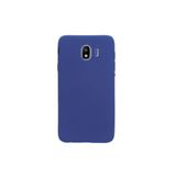 Gpack Samsung Galaxy J4 ile Uyumlu Kılıf, Premier Silikon, Nano Glass Koruyucu, Lacivert