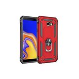 Gpack Samsung Galaxy J4+ Plus Kılıf Vega Yüzüklü Standlı Darbe Korumalı