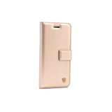 Gpack Samsung Galaxy J6 ile Uyumlu Delüx Cüzdan Kapaklı Kılıf, Nano Glass, Gold