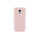 GPACK Samsung Galaxy J6 ile uyumlu Kılıf Premier Silikon İpeksi Dokunuş Esnek, Bronz
