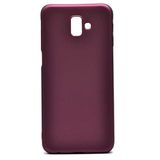 GPACK Samsung Galaxy J6 Plus ile uyumlu Kılıf Premier Silikon, Mürdüm