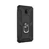 Gpack Samsung Galaxy J6 Plus Vega Standlı Yüzüklü Mıknatıslı Kırmızı Kılıf