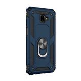 Gpack Samsung Galaxy J6 Plus Vega Yüzüklü Mıknatıslı Nano Glass Lacivert Kılıf