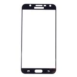 Gpack Samsung Galaxy J7 Core Full Kapatan Renkli Cam Siyah Cep Telefonu Kılıfı