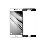 Gpack Samsung Galaxy J7 Prime ile Uyumlu Full Kapatan Renkli Cam Ekran Koruyucu, Siyah