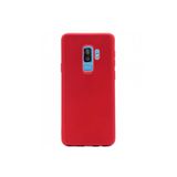 Gpack Samsung Galaxy J8 ile Uyumlu Premier Silikon Kılıf, Nano Koruyucu, Kırmızı