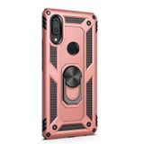Gpack Samsung Galaxy M10S Vega Standlı Yüzüklü Mıknatıslı Kırmızı Silikon Cep Telefonu Kılıf