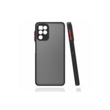 Gpack Samsung Galaxy M22 ile Uyumlu Kılıf, Hux Kamera Korumalı, Silikon, Siyah