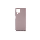 Gpack Samsung Galaxy M22 ile Uyumlu Kılıf, Mat Korumalı Soft Premier Silikon, Nano Glass, Bronz