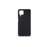 GPACK Samsung Galaxy M22 ile uyumlu Kılıf Mat Renkli Korumalı Premier Silikon, Siyah