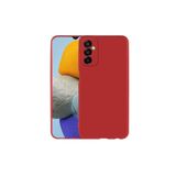 GPACK Samsung Galaxy M23 ile uyumlu Kılıf Mat Lüx Kamera Korumalı Premier Silikon, Kırmızı