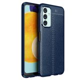 Gpack Samsung Galaxy M23 Niss Silikon Deri Görünümlü Kamera Korumalı Lacivert Kılıf