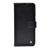 GPACK Samsung Galaxy M32 4G ile uyumlu Kılıf Kar Delüx Cüzdan Kartvizitli Standlı Kopçalı, Siyah