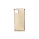 GPACK Samsung Galaxy M32 4G ile uyumlu Kılıf Renkli Korumalı Premier Mat Silikon, Gold
