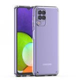 Gpack Samsung Galaxy M32 4G Kılıf Coss Şeffaf Silikon 5mm Sert Kapak
