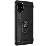 Gpack Samsung Galaxy M51 Tank Koruma Vega Standlı Yüzüklü Mıknatıslı Kılıf + Siyah Nano Glass
