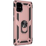 Gpack Samsung Galaxy M51 Tank Koruma Vega Standlı Yüzüklü Mıknatıslı Nano Glass Bronz Cep Telefonu Kılıfı