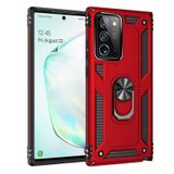 Gpack Samsung Galaxy Note 20 Vega Standlı Yüzüklü Mıknatıslı Full Ekran Kırmızı Kılıf