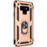 Gpack Samsung Galaxy Note 9 Çift Katmanlı Tank Yüzüklü Mıknatıslı Vega Kapak Gold Cep Telefonu Kılıf