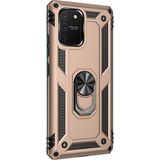 Gpack Samsung Galaxy S10 Lite Koko Tank Koruma Standlı Yüzüklü Mıknatıslı Gold Kılıf